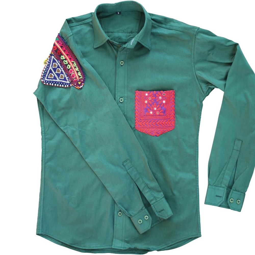 Embellished Ethnic Tie-Dye Top - Picture 15 of 16